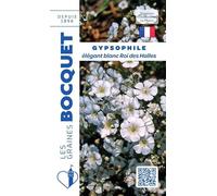 Sachet de graines de Gypsophile Elégant blanc roi des halles - 3 g - fleur annuelle - LES GRAINES BOCQUET