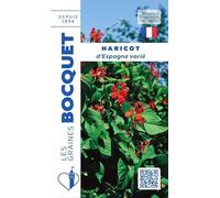 Sachet de graines de Haricot d'Espagne en mélange - 15 g - fleur annuelle - LES GRAINES BOCQUET