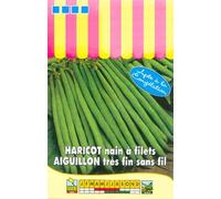 Sachet de graines de Haricot nain à filet Aiguillon - 100g - 100 g - Haricot nain à filets sans fil - LES GRAINES BOCQUET