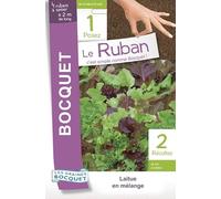 Sachet de graines de Laitue à couper en mélange en ruban à semer - 15 g - LES GRAINES BOCQUET
