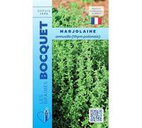 Sachet de graines de Marjolaine Annuelle (Thym Polonais) - 0,7 g - légume feuille - LES GRAINES BOCQUET