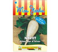 Sachet de graines de Navet Blanc Dur D'hiver- Gros Grammage - 15 g - Les Graines Bocquet