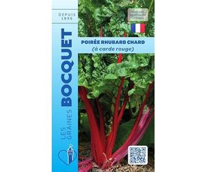 Sachet de graines de Poirée à carde rouge - 4 g - légume tige - LES GRAINES BOCQUET