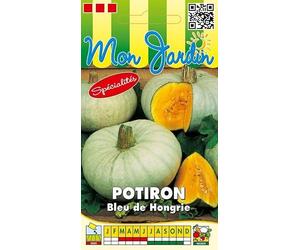 Sachet de graines de Potiron Bleu de Hongrie - 5 g - légume fruit - LES GRAINES BOCQUET