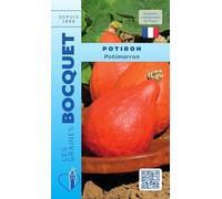 Sachet de graines de Potiron Potimarron - 5 g - légume fruit - LES GRAINES BOCQUET