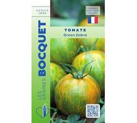 Sachet de graines de Tomate Green Zebra - 0,20g - Les Graines Bocquet