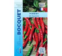 Sachet de graines piment de Cayenne - 0,20g - Plante aromatique - Les Graines Boquet