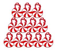 Sachet de Noël pour collations 12 pochettes décoratives réutilisables | Sacs à Bonbons de Fête en Non-Tissé pour réunions et fêtes, classe maternelle, école et communauté