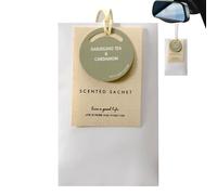 Sachet de parfum d'ambiance - Blocage de parfum longue durée avec motif floral - Désodorisant naturel pour armoire, toilettes, tiroir, armoire, bureau, rangement de linge, voiture, boîte à chaussures