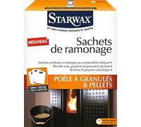 Sachet de ramonage poêles à pellets - granulés Starwax - 3 x 40 g
