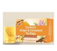 Sachet De Thé En Poudre De Curcuma, Gingembre, Cannelle, Plantes Naturelles, 30 Portions Individuelles For Un Soutien Quotidien Au Bien-être(1pcs)