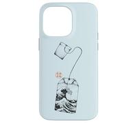 Sachet de thé Great Wave Esthétique Japonaise Coque pour iPhone 14 Pro Max
