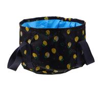 Sachet de Trempage Pieds Pliable et Portable, Noir, Oxford Peva
