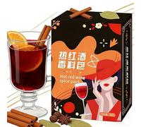 Sachet D'éPices Festives pour Vin Chaud - MéLange Cannelle-éCorce D'Orange pour Cidre de Pomme Grog