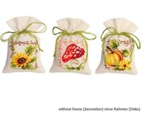 Sachet d'herbes Vervaco "Autumn Set of 3", modèle de comptage