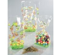 Sachet en cellophane avec impressions de Pâques