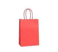 Sachet En Papier Avec Poignée 10/50pcs Mini Small Kraft Paper Bag With Handles Festival Present Bag Candy Shopping Bags(Color3,50PCS_27 X 21 X11CM)