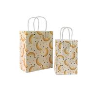 Sachet En Papier Avec Poignée 10pcs Foral Fruit Paper Bag With Handle Multifunction Christams Birthday Party Favor Decoration Packing Bags(Color12,21x13x8cm)