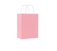 Sachet En Papier Avec Poignée Candy Colorful Bag Blue Pink White Red Yellow With Handle Paper Bag Birthday Wedding Party Decoration(Color10,30pcs)