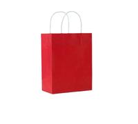 Sachet En Papier Avec Poignée Candy Colorful Bag Blue Pink White Red Yellow With Handle Paper Bag Birthday Wedding Party Decoration(Color3,20pcs)