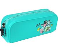 Sachet en silicone Stitch stylé dans une teinte turquoise très tendance - parfait pour tous les jours afin d'avoir toujours ses essentiels à portée de main