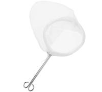 Sachet Filtre à Café et Thé avec Poignée Acier Inoxydable Blanc | Coton Dense, Remplacement du Papier, pour Café et Thé, Usage Maison et Café, Accessoire Blanc
