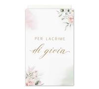 Sachet Italien “per lacrime di gioia” pour Mariage (100)