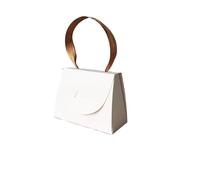 Sachet Papier Kraft Lot de 5 boîtes créatives en papier kraft coréen, petit sac à main, fourre-tout, boîte pliante, emballage for sucre(Color1,5pcs12x9x6cm)