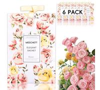 Sachet parfumé pour tiroirs et placards,Longue durée Sachet parfumé,Sacs Pot-pourri Suspendus avec des parfums pour Armoire et Voiture,Produits de Parfum d’intérieur,Rose