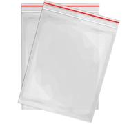 Sachet Plastique Transparent 80x120mm, Pochon Zip Lot de 100, Sacs Polyéthylène pour Organisation