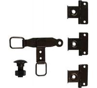 Accessoire pour espagnolette plate - en acier phorétique noir TORBEL