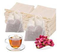 Sachet the a Remplir Jetable 60 Pièces 8 X 10 Cm Et 10 X 15 Cm Avec Cordon De Serrage Sachet Thé Au Thé En Feuilles Parfumé épices Herbes Médicinales épices Etc