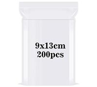 Sachet Zip Transparent, Sachet Plastique Transparent Refermables, Petit sac scellé Pochette Plastique Zip, Pochon Refermable Transparent