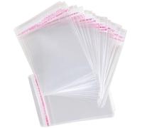 Sachets 200 500 1000 pièces Sachet en plastique - Autocollant - Emballage refermable - Film - Cellophane - Polypropylène - Fermeture adhésive