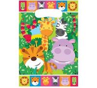 Sachets Anniversaire - Jungle x 8 Multicolore G