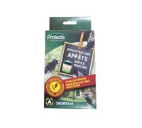 Protecta® Sac Piège à Mouches 3,5L - sans Insecticide - 4 Appâts Inclus - Jusqu’à 40 000 Mouches - Terrasse, Jardin, Bâtiments - Appât Puissant Muscattract Dry (4)