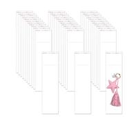 Sachets Auto-adhésifs Longs 100 Pièces 5x15cm Clairs Sacs en Cellophane avec Fermeture Adhésive Transparents Sacs en OPP Plastique Autocollant 50µm pour Bonbons Chaîne de Clés Huile Pastel Collier