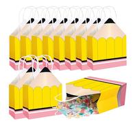 Sachets Bonbons Forme Crayon,Sacs Cadeaux Forme Crayon Pour Rentrée Scolaire | Fournitures Semaine Appréciation Enseignants Fête Classe Lycée Université