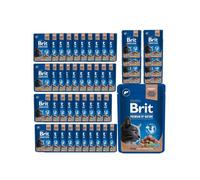 Sachets Brit Cat FOIE POUR Stérilisé 48x100g