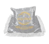 Sachets de Biscuits de Fête Juive en Satin, Lot de 2, Argenté | Broderie Élégante, Style Classique, pour Réunions Festives, Rangement de Biscuits et Friandises, Finition Soignée