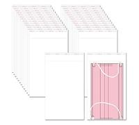 Sachets de Cellophane avec Fermeture Adhésive 300 Pièces Sac Transparents en Plastique Auto-adhésifs 13x18cm Clear OPP Auto-scellant Sachets 50μm pour Bonbons Biscuit Emballage(8 Tailles au Choix)