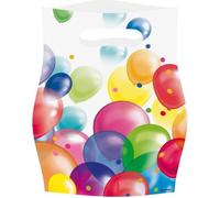Sachets de fête - AMSCAN - Balloons - 8 pièces - Motif ballons - Multicolores