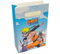 Chaks 12811-NA, Lot de 4 Sachets Cadeau en Papier 23,6cm Naruto ®