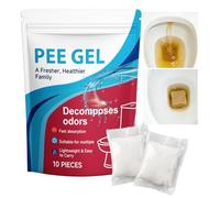 Sachets de gel désodorisant pour toilettes de camping, solution de solidification des déchets de 10 unités, poudre de gel de contrôle des odeurs à action rapide, additif léger pour l'hygiène