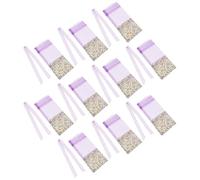 Sachets de Lavande 10 Pièces en Coton à Cordon pour Herbes Séchées