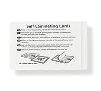 Sachets de plastification à froid autocollants, films de plastification pour sceller et protéger des photos, des menus etc. sans machine à plastifier, jeu de 10, chacun 54 mm x 86 mm, transparent