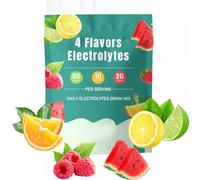 Sachets de poudre d'électrolytes Sachets d'hydratation d'électrolytes en vrac sans sucre - Mélange pour boissons électrolytiques sans sucre, qui soutiennent votre énergie et votre récupération.