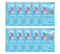 Sachets De Solution De Recharge À Bulles | Cadeau De Fête Pratique, Sûr, Paquet De 10 De Liquide De Recharge De Machine À Bulles De 10 ML, Jouets Pratiques pour pour Garçons, Filles, Été,