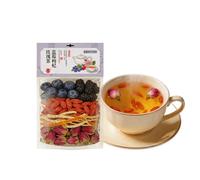 Sachets De Thé Aux Fruits Blueberry Goji Rose Cold Brew, 20 G X Paquets, Tisane Glacée For Le Rafraîchissement L'après-midi Au Bureau, Mélange Floral Et Fruité