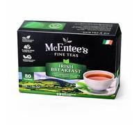 Sachets de thé McEntee's Irish Breakfast, lot de 80 sachets de thé